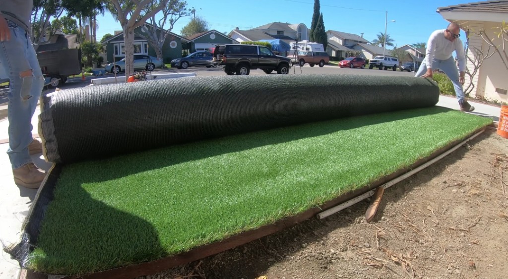 Commercial Artificial Grass installation in Burbank, CA